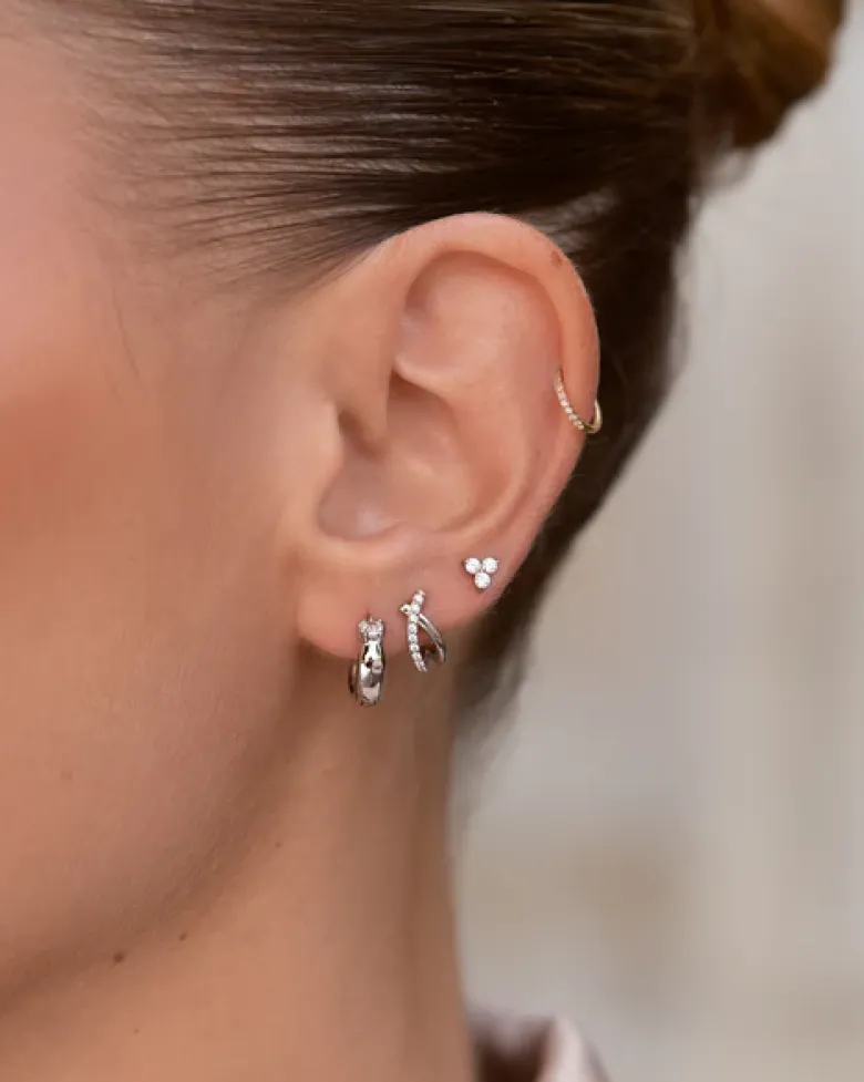 Mockberg Noor Örhängen Silver
