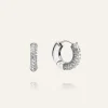 Mockberg Pavé Everyday Medium Silver Örhängen