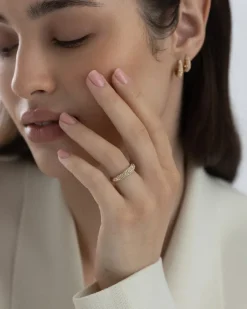 Mockberg Pavé Precious Guld Ring