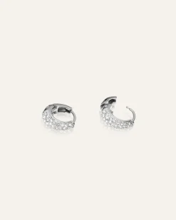 Mockberg Pavé Precious Mini Silver Örhängen