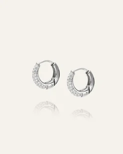 Mockberg Pavé Precious Small Silver Örhängen