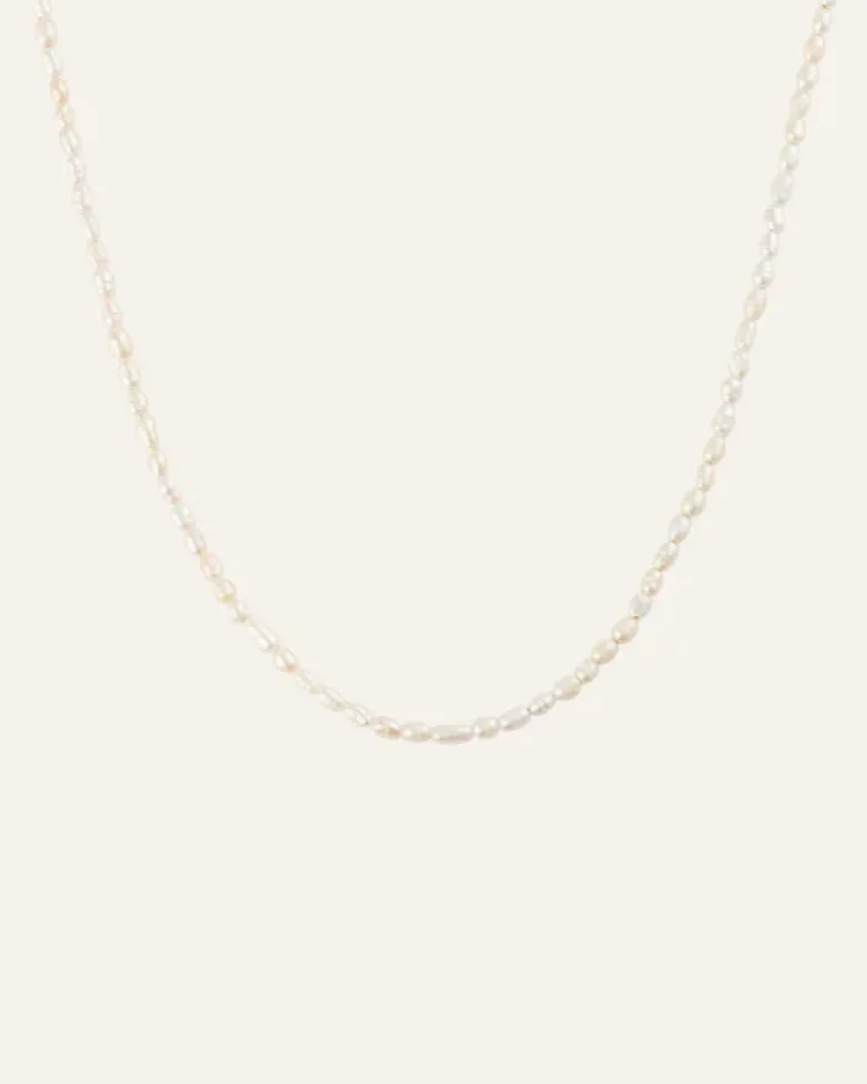 Mockberg Pearl Halsband Stål