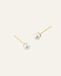 Mockberg Pearl Studs Örhängen Guld