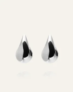 Mockberg Plain Daring Small Silver Örhängen