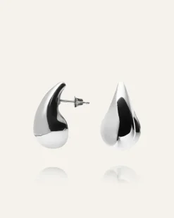 Mockberg Plain Daring Small Silver Örhängen