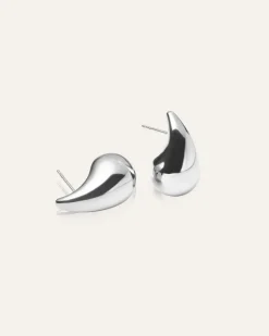 Mockberg Plain Daring Small Silver Örhängen