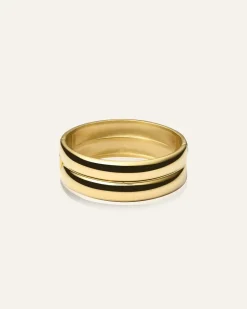 Mockberg Rebel Double Bangle Guld