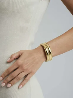 Mockberg Rebel Double Bangle Guld