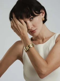 Mockberg Rebel Double Bangle Guld