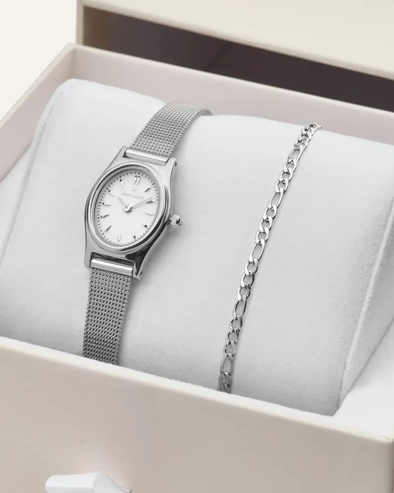 Mockberg Retro Mesh Combo Silver