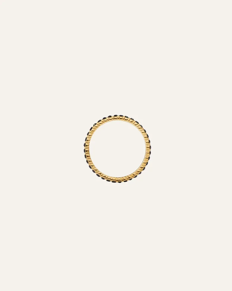 Mockberg Shiny Noir Ring Guld (Mega kampanj)