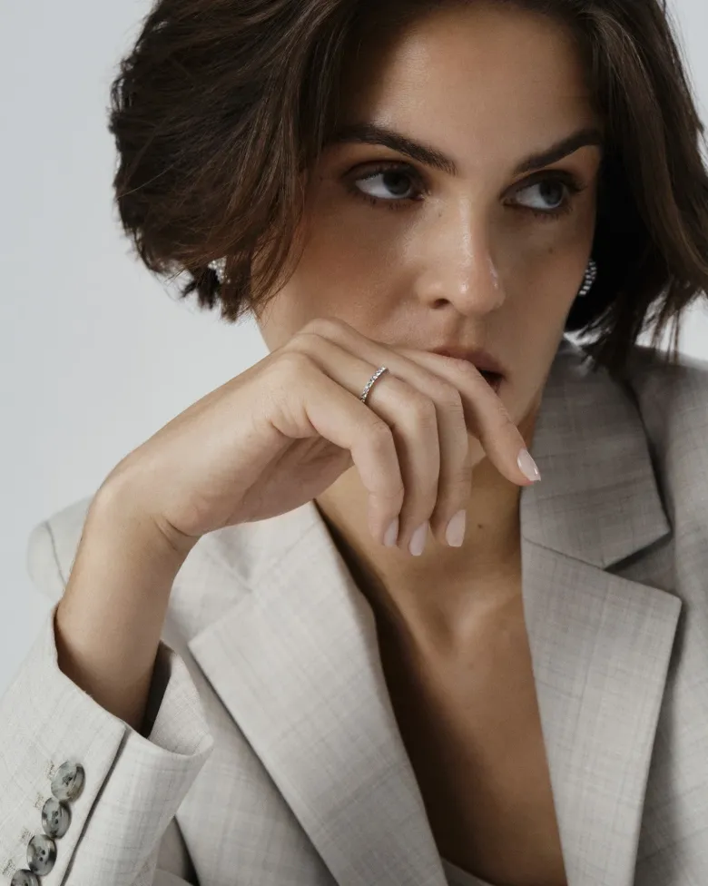 Mockberg Shiny Ring Silver