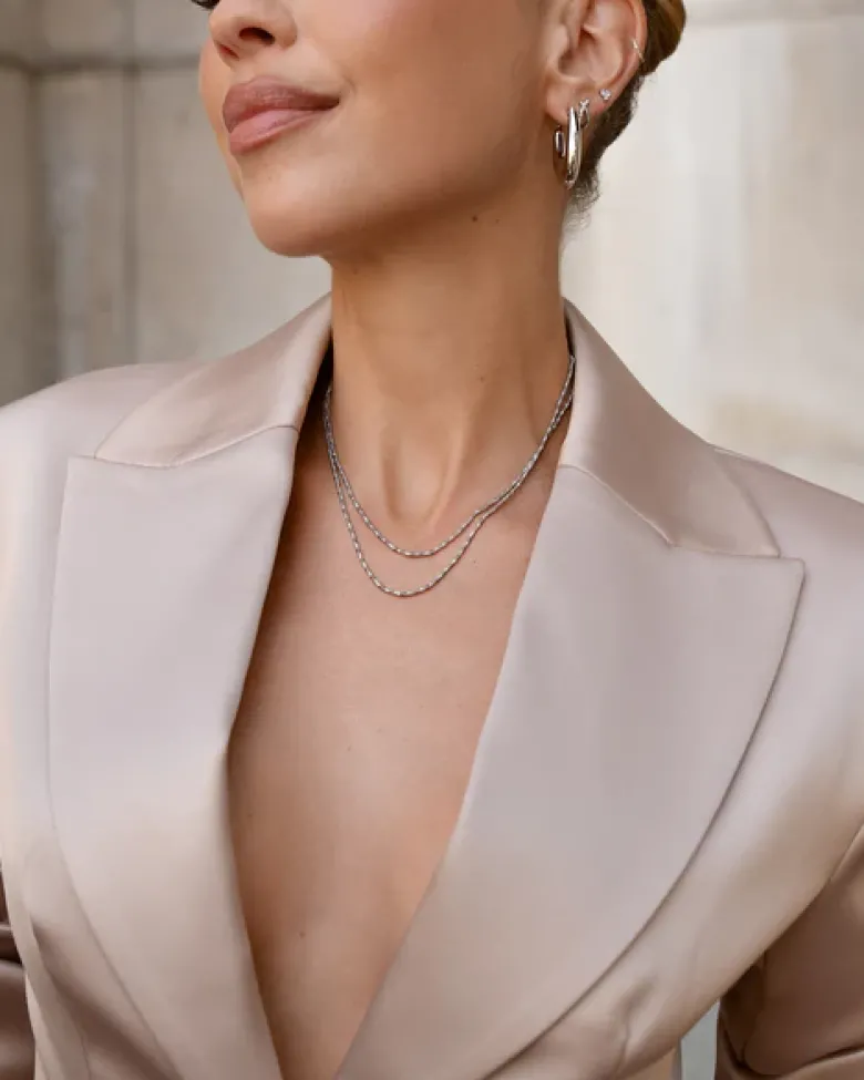 Mockberg Sienna Halsband Silver