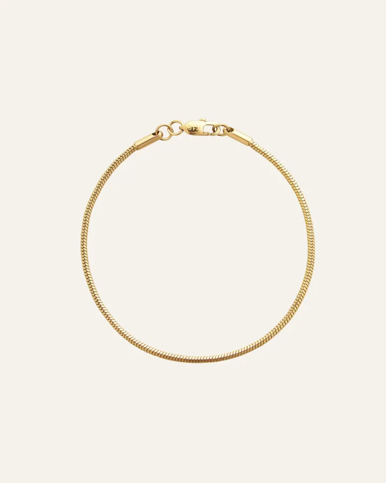 Mockberg Snake Kedja Armband Guld