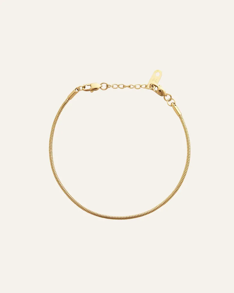 Mockberg Snake Kedja Armband Guld