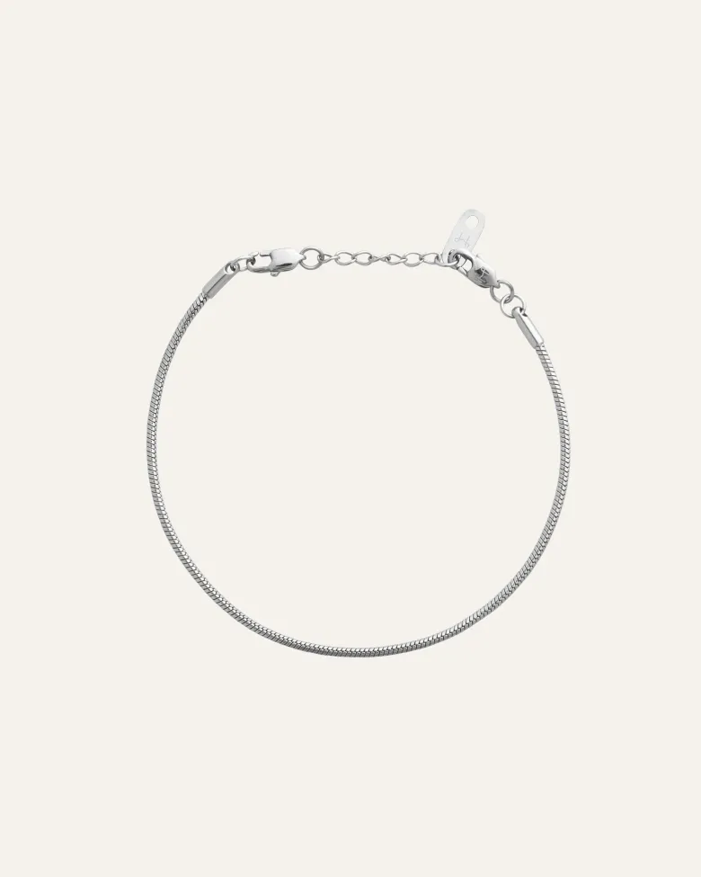 Mockberg Snake Kedja Armband Silver