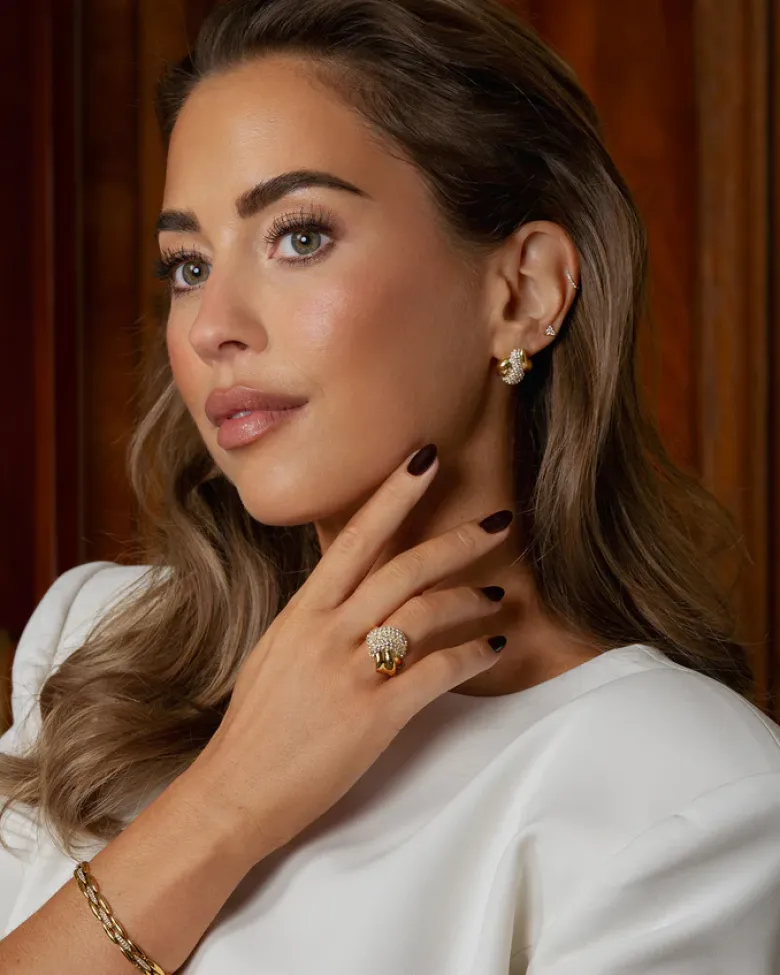 Mockberg Soirée Gold Earring