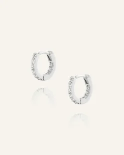 Mockberg Sparkle Mini Hoops Örhängen Silver