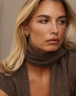 Mockberg Sparkle Small Hoops Örhängen Guld