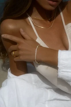 Mockberg Tennis Armband Guld