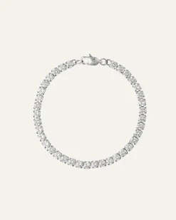 Mockberg Tennis Armband Silver MOM990