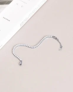 Mockberg Tennis Armband Silver MOM990