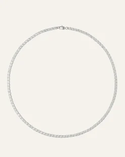 Mockberg Tennis Halsband Silver