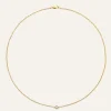 Mockberg Thin Diamond Guld Halsband