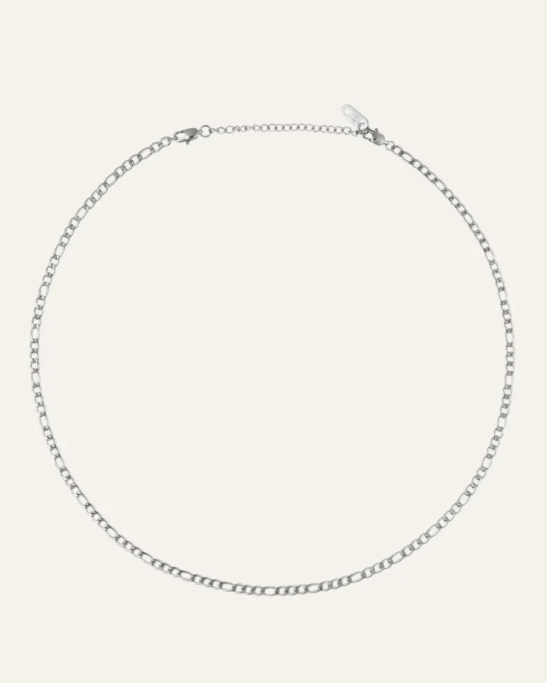 Mockberg Thin Figaro Halsband Silver