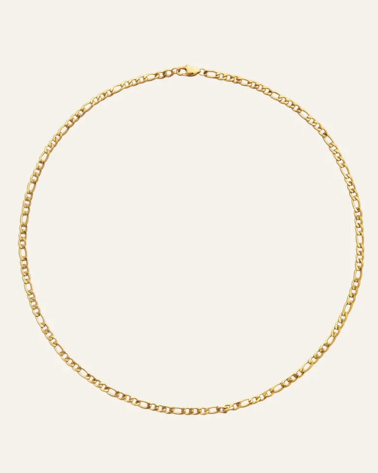 Mockberg Thin Figaro Halsband Guld
