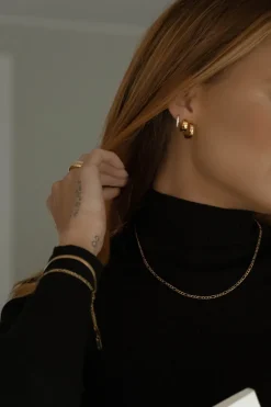 Mockberg Thin Figaro Halsband Guld