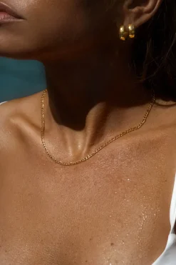 Mockberg Thin Figaro Halsband Guld