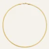 Mockberg Thin Snake Halsband Guld