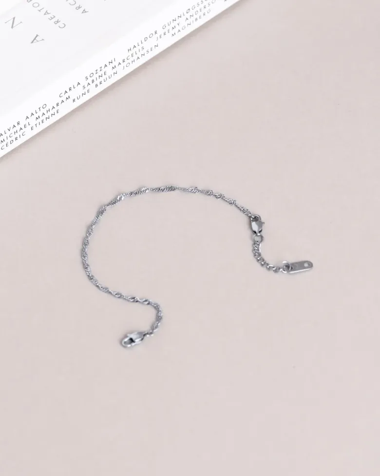 Mockberg Twirl Armband Silver