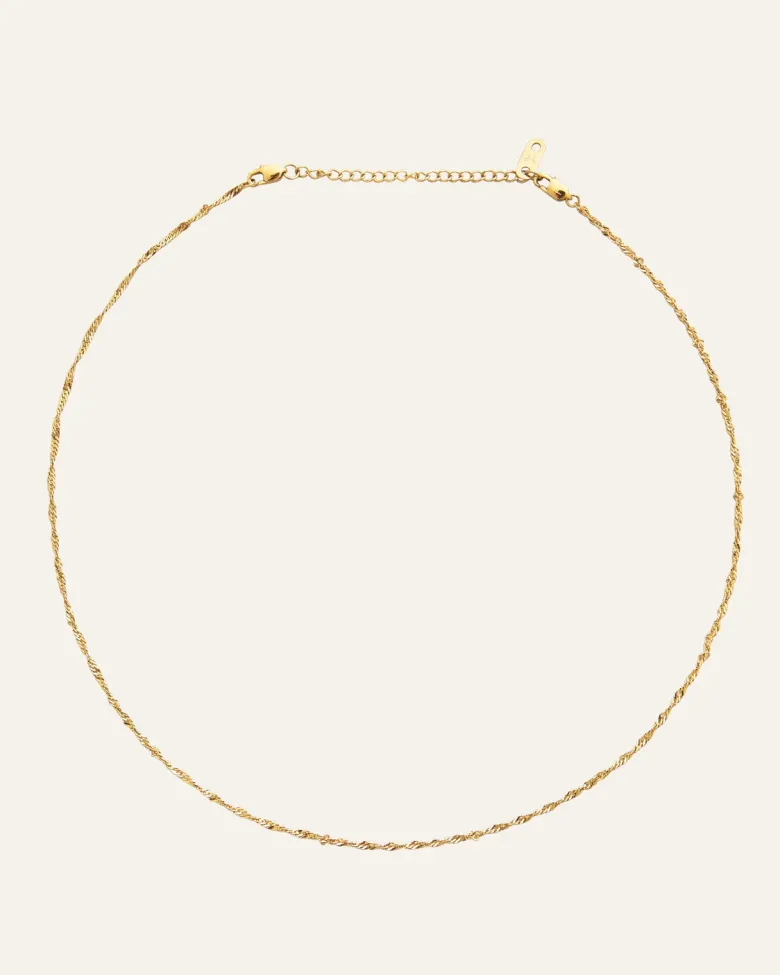 Mockberg Twirl Halsband Guld