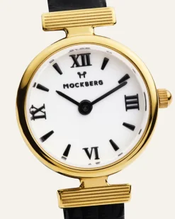 Mockberg Vintage Leather Gold Watch MB0249