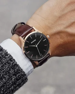 MVMT 40 Series Rose Gold Brown D-MT01-BLBR