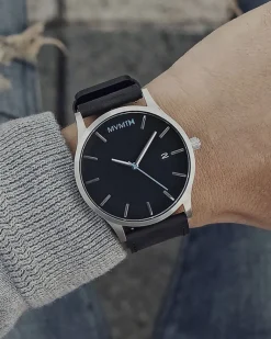 MVMT Classic Black Silver D-MM01-BSL