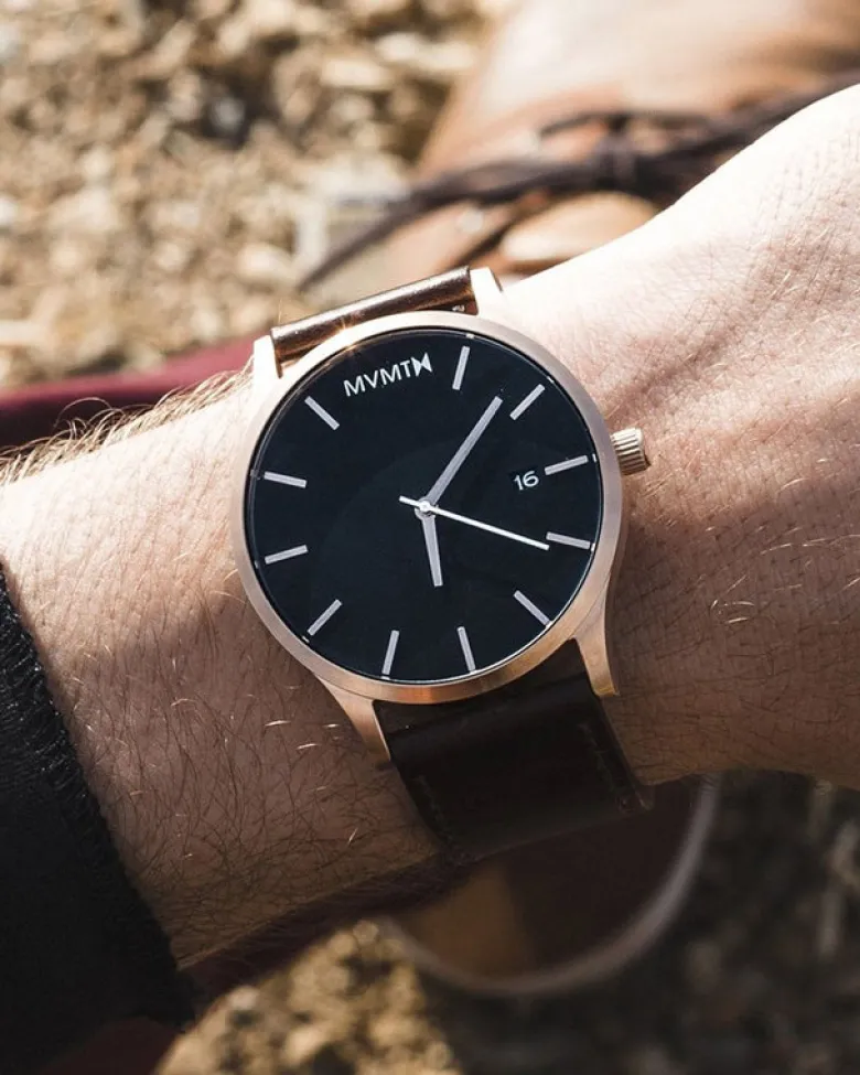 MVMT Classic Rose Gold Brown D-MM01-RGBL