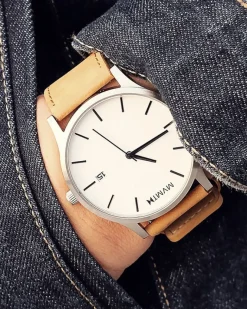 MVMT Classic White Tan D-L213.1L.331