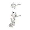 PILGRIM Ava Star Örhängen Silver 601316053