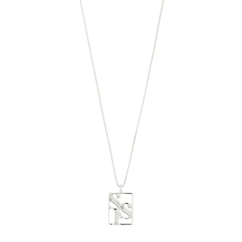 PILGRIM Love Tag SIS Halsband Silver 542416031