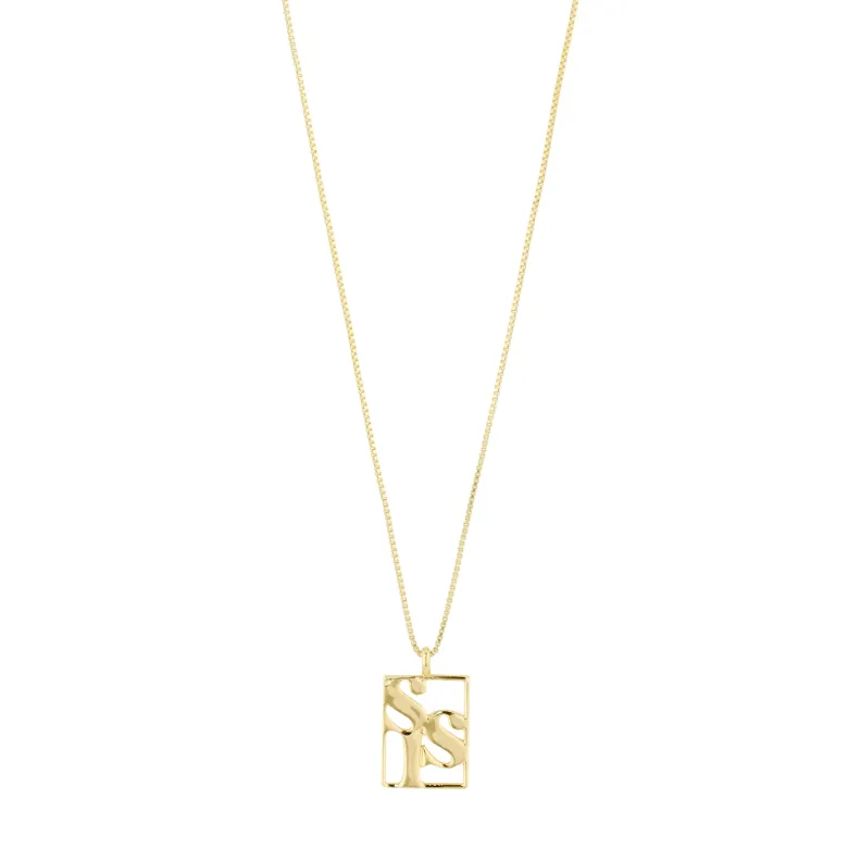 PILGRIM Love Tag SIS Halsband Guld 542412031