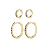 PILGRIM Reign Hoop 2-pack Örhängen Guld 662412803