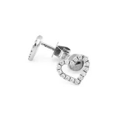 Örhängen i 18K Vitguld med 0.20ct TW/SI Diamanter – MSF09W