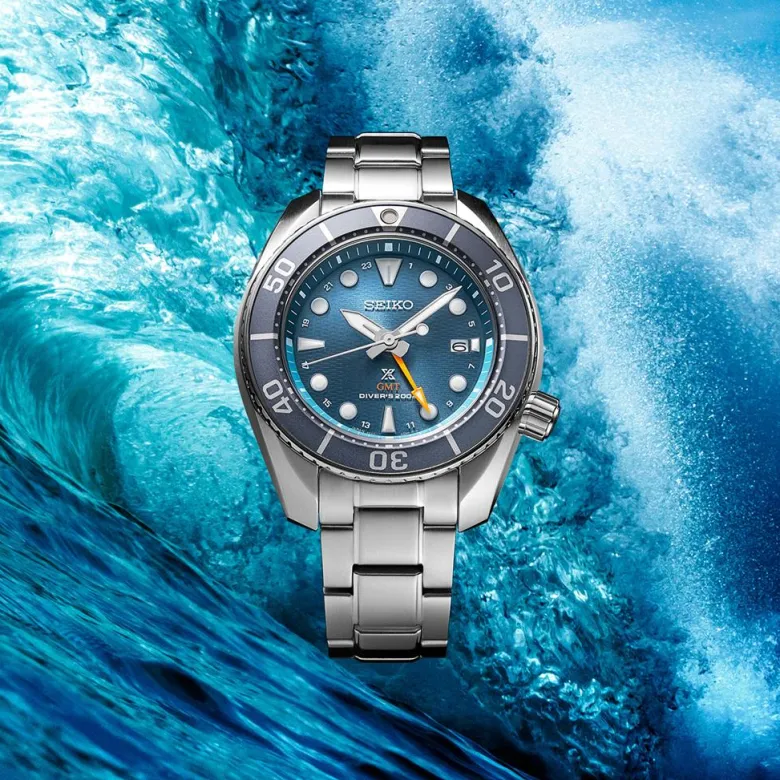 Seiko Prospex Diver Solar GMT Aqua ‘SUMO’ 45mm SFK001J1