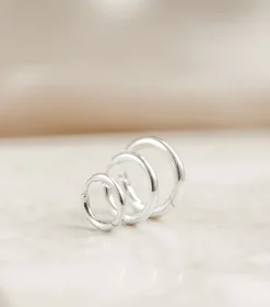 Syster P Beloved Fat Big Hoops Örhängen Silver