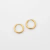 Syster P Beloved Fat Medium Hoops Örhängen Guld