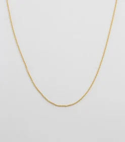 Syster P Beloved Kort Oval Kedja Guld
