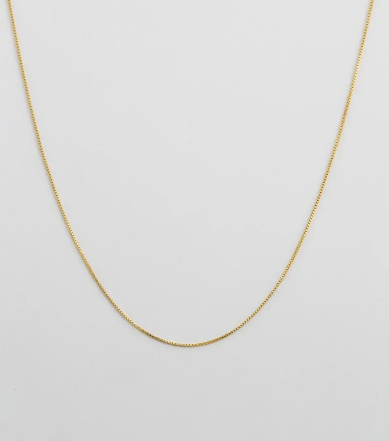 Syster P Beloved Medium Box Kedja Guld